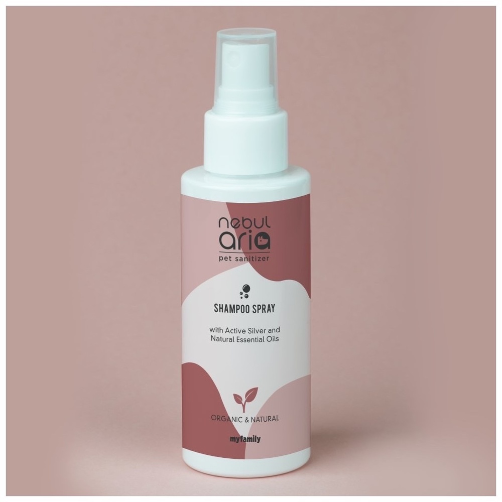 NEBULARIA Dog Shampoo Spray, Organic & Natural, Bio Eco Pet Care Certified